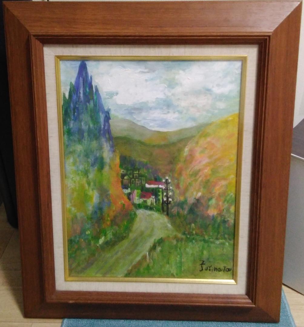 油絵　F6サイズ　木製　額縁　アンティーク　画材　油彩額縁