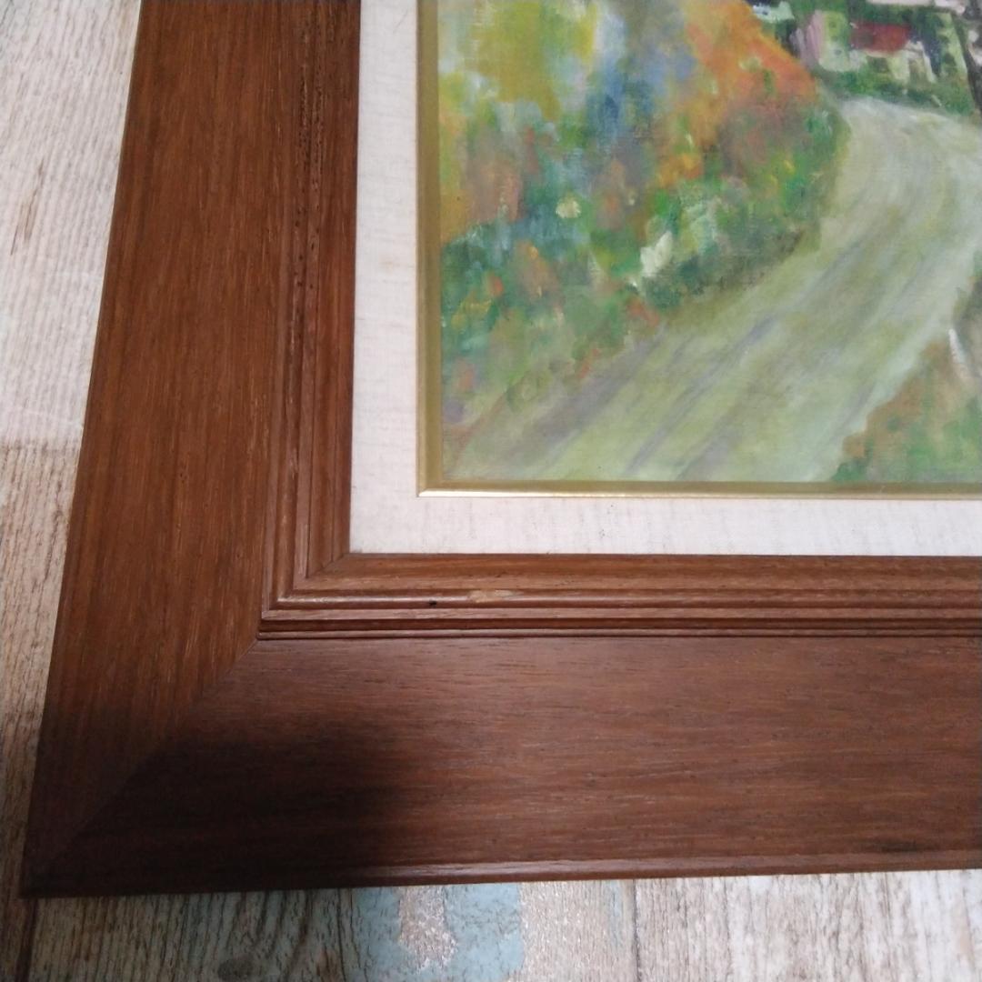 油絵　F6サイズ　木製　額縁　アンティーク　画材　油彩額縁