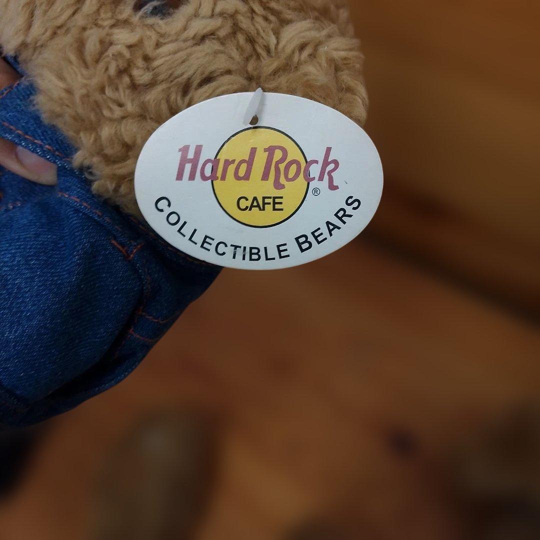 ハードロックカフェ　テディベア　ぬいぐるみ　デニムジャケット　2個セット