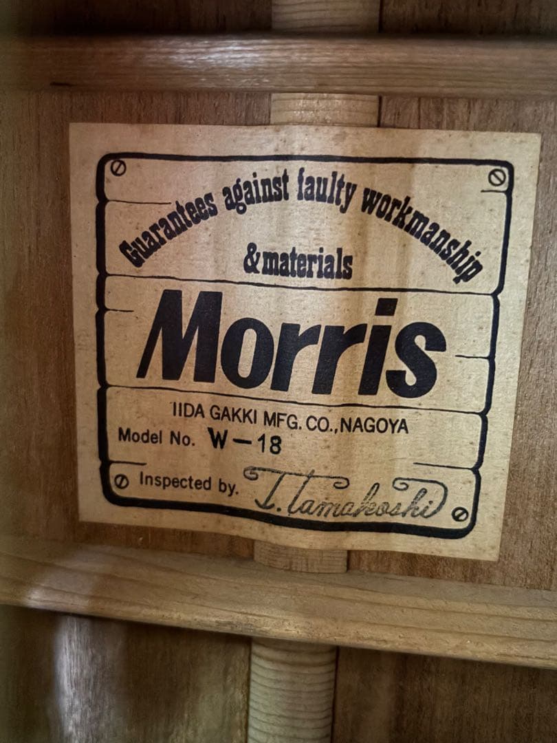 Morris モーリス W-18 アコースティックギター