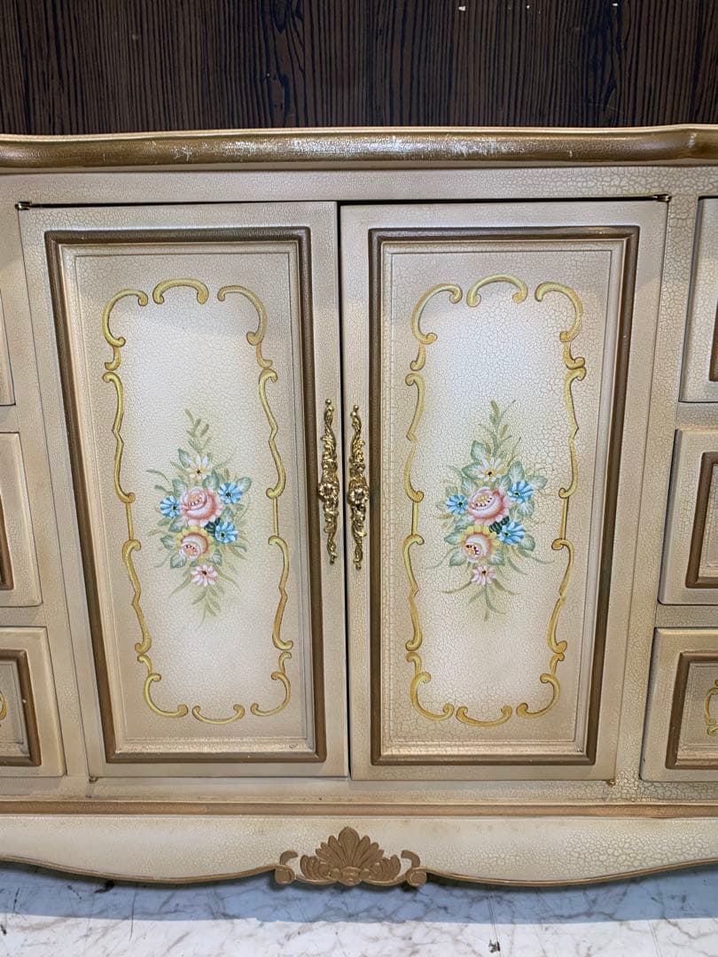 ☆送料無料☆ アンティーク　キャビネット