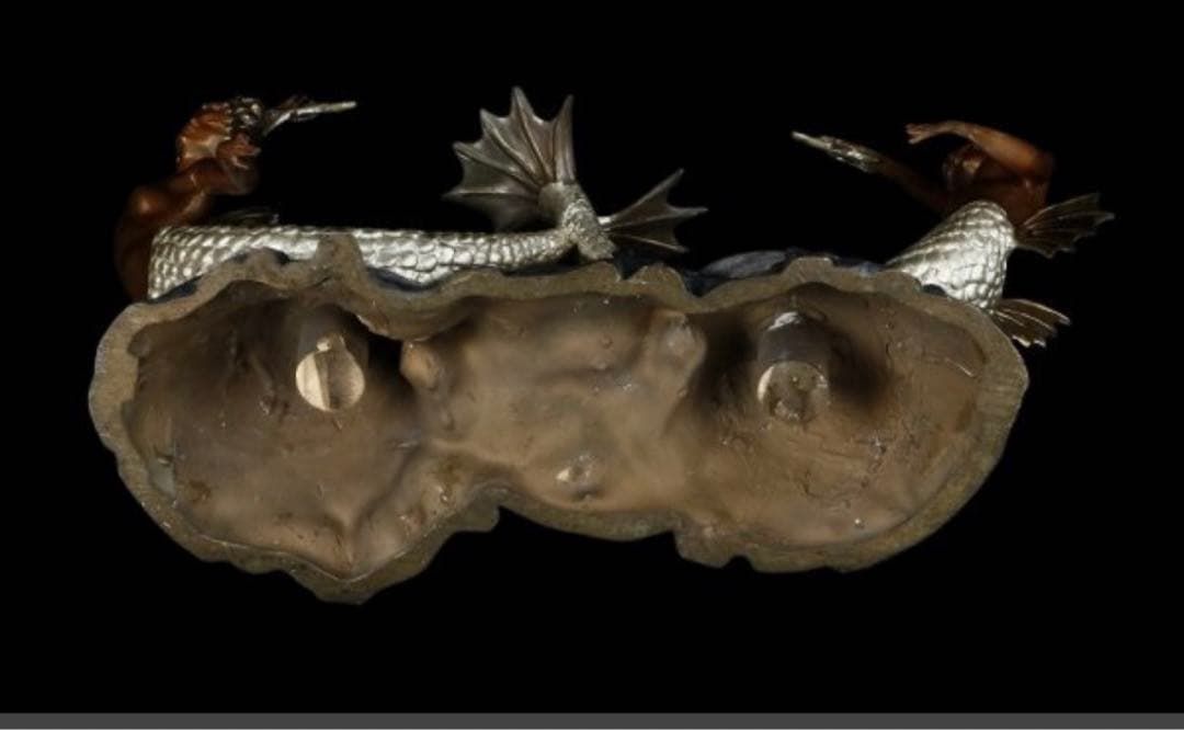 訳あり アールデコ巨匠【エルテ Erte】ブロンズ 人魚像 1988年製作 限定