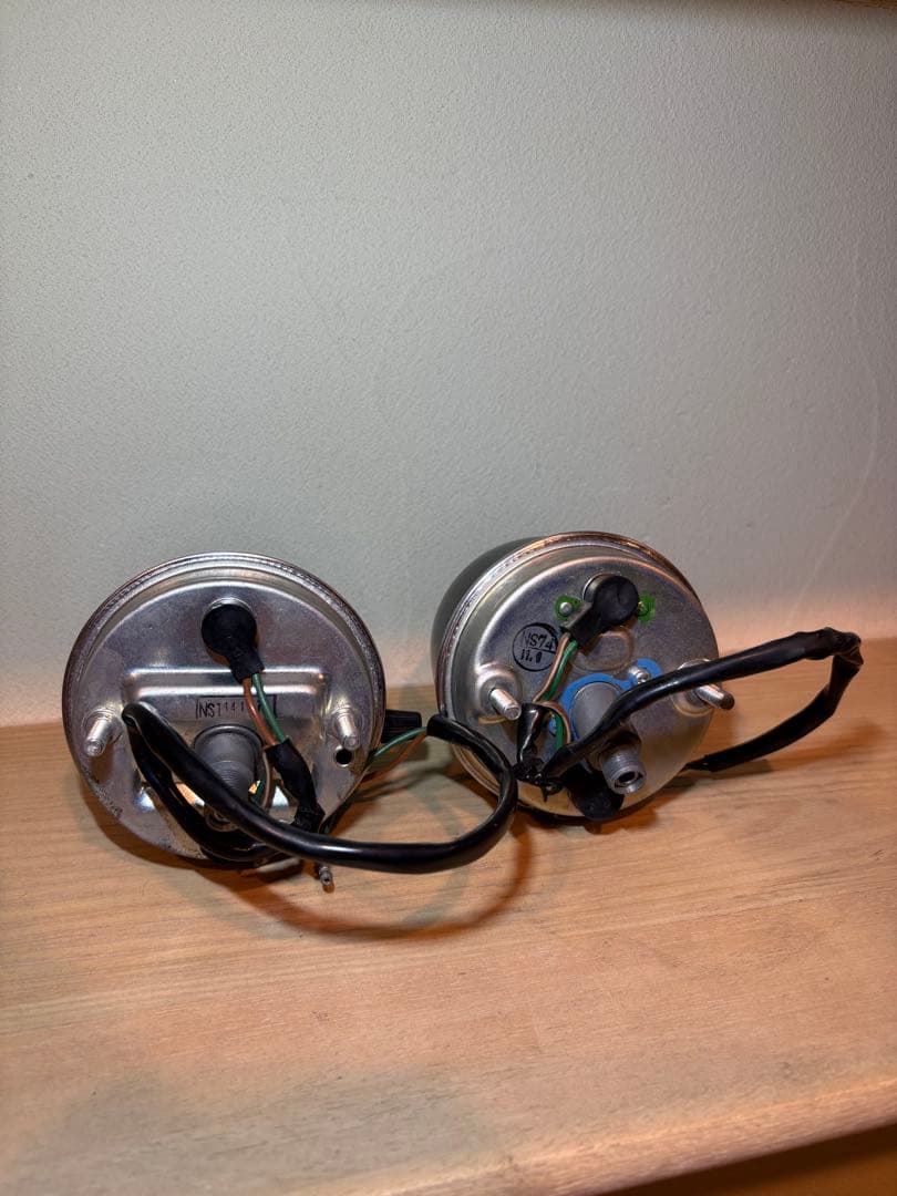 旧ホンダCB系純正スピードメーターとタコメーターセット　当時物　動作確認済