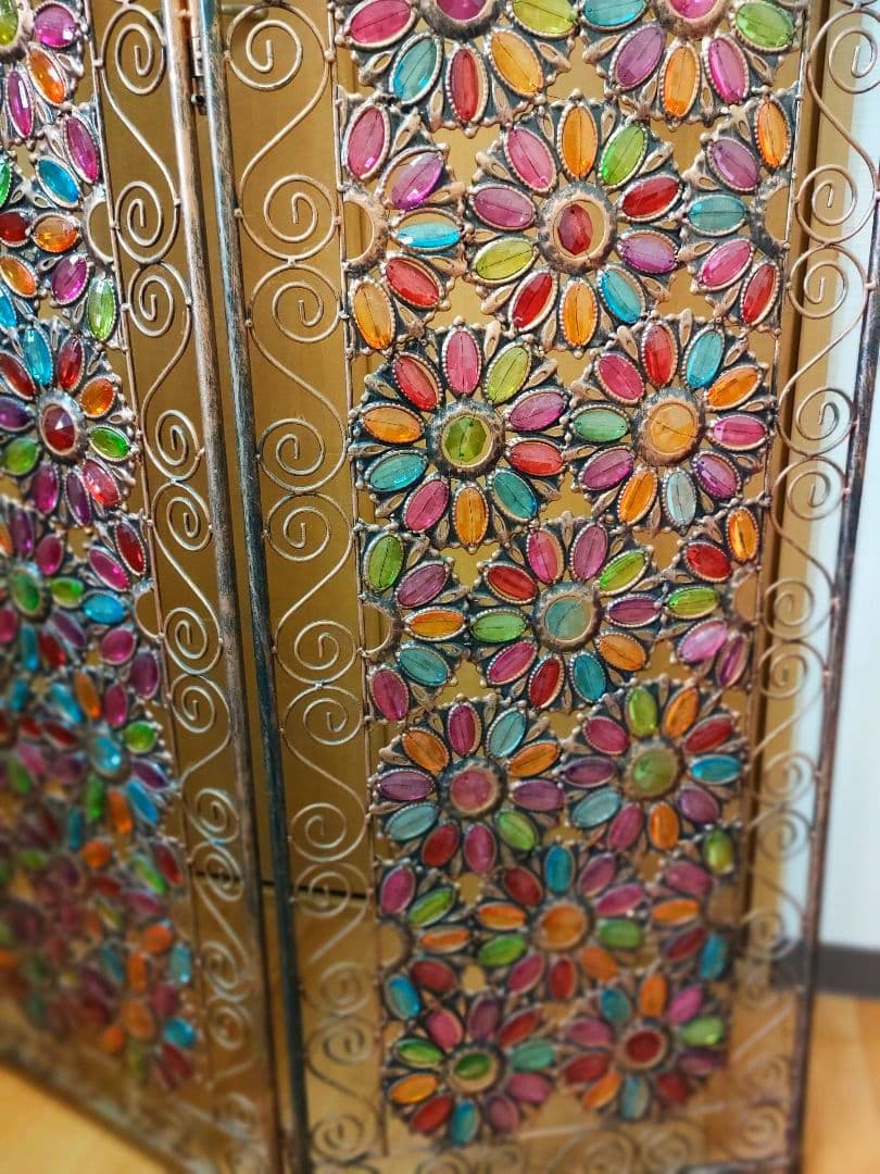 アイアンフレーム ビーズパーテーション