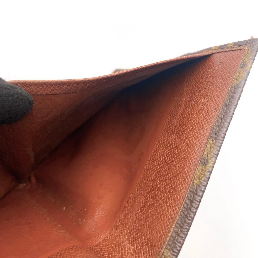 【美品】ルイヴィトン モノグラム ポルトモネビエ カルトクレディ 三つ折り財布