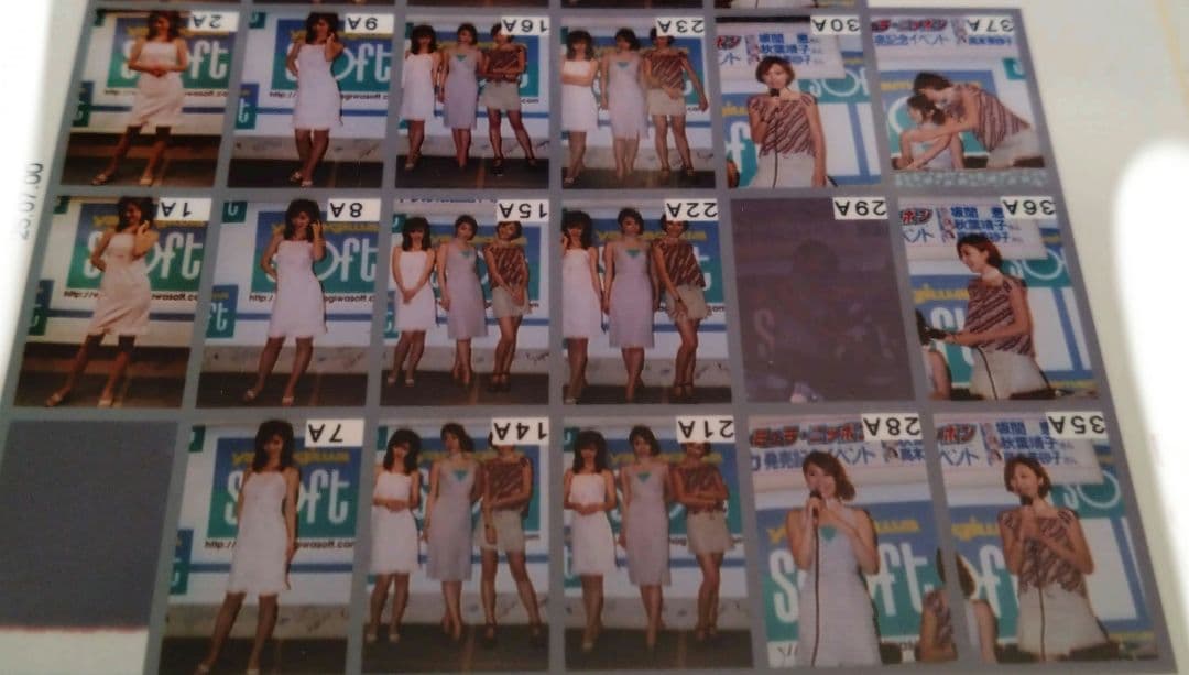 坂間恵　ほか　写真　はがきサイズ　36枚　レースクイーン　アイドル　タレント