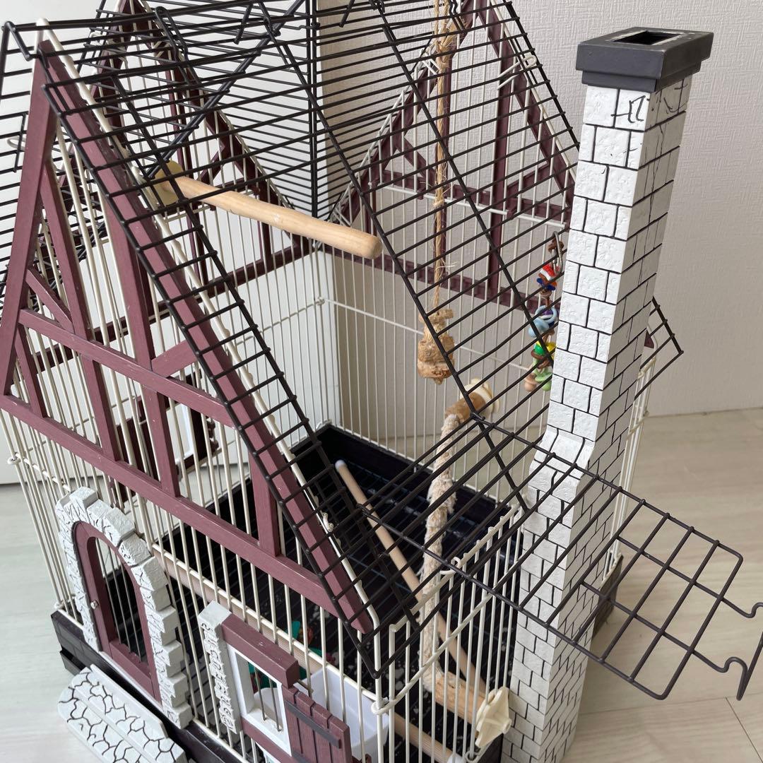 インコ　ケージ　鳥かご　輸入品　小鳥　オカメインコ　中型インコ　小型　hoei