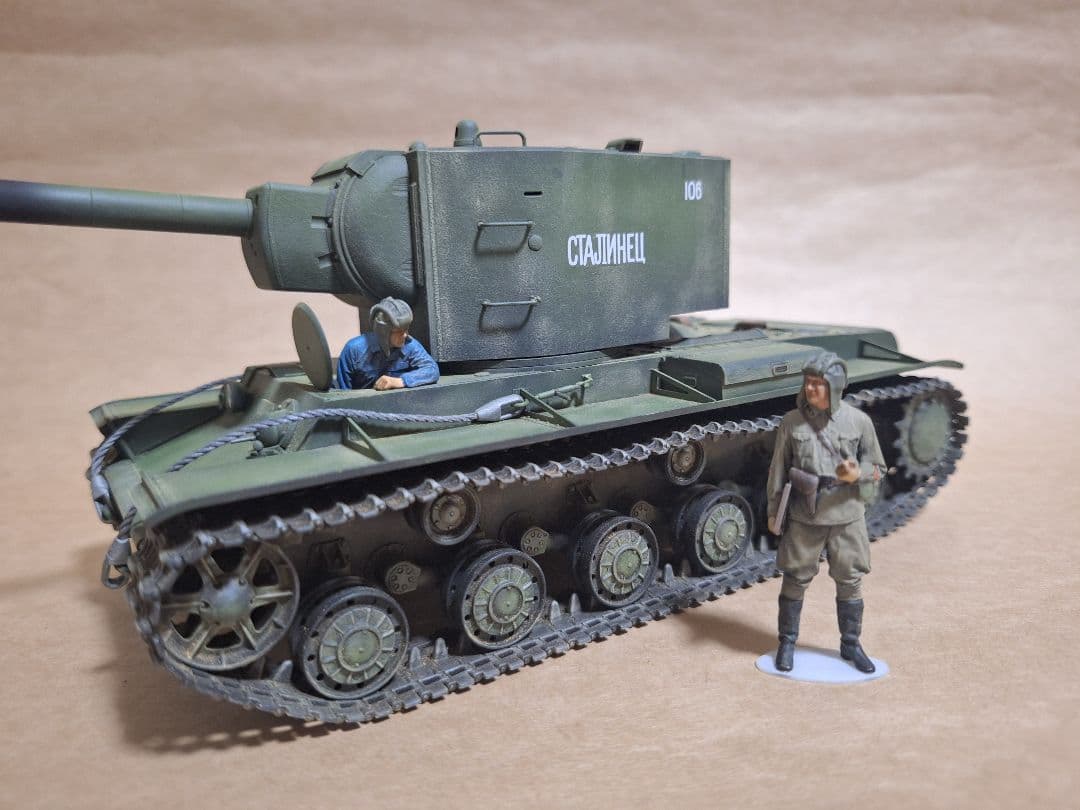 ソビエト重戦車 KV2 アメリカM4A3E2 中戦車 ジャンボ 1/35