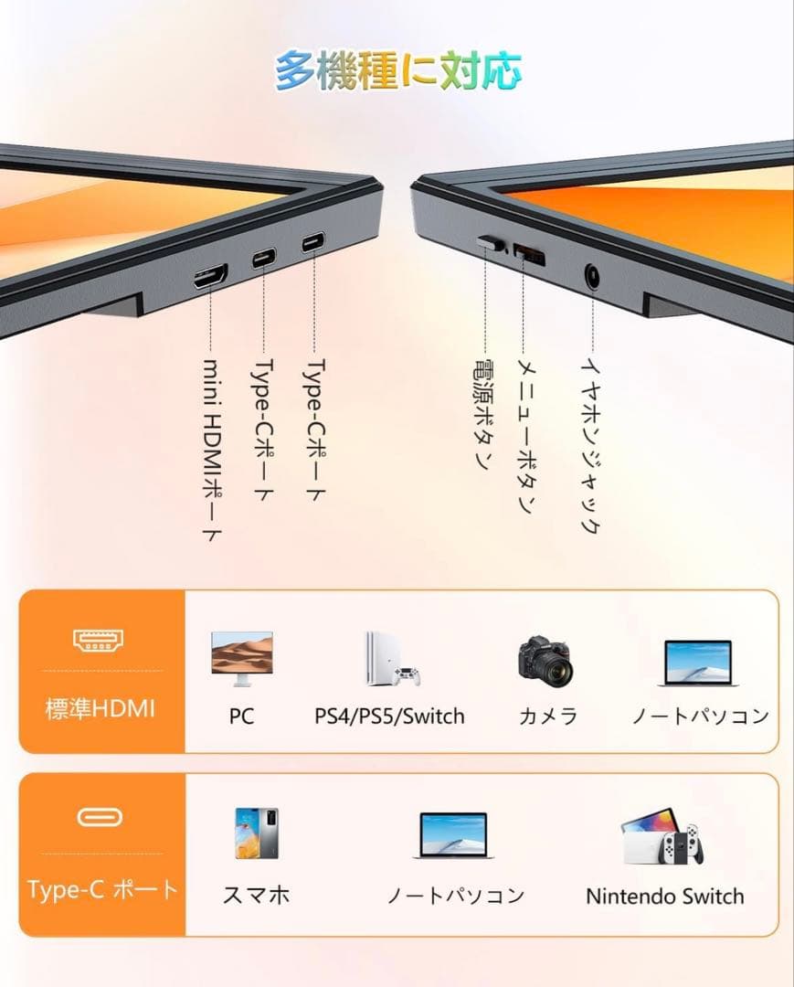 モバイルモニター 15.6インチ　UPERFECT