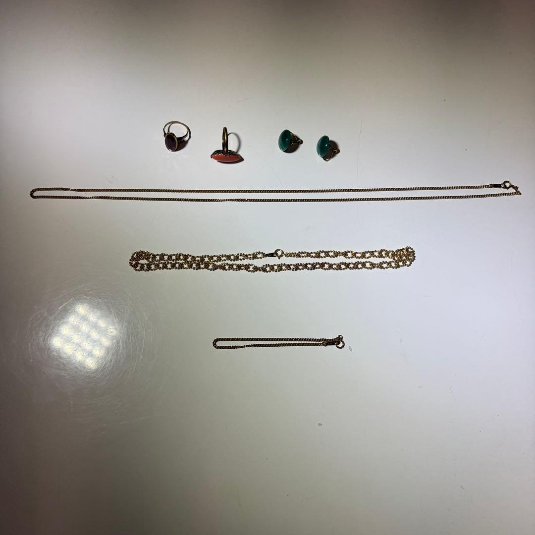 K18 ゴールドジュエリーセット