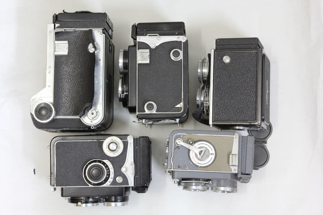 二眼レフカメラ ５台 ジャンク品 MAMIYA YASHICA RICOH 等