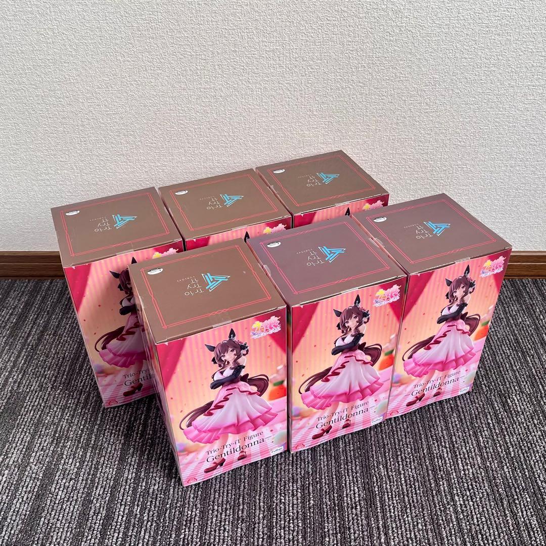 【6個セット】ウマ娘 フィギュア Trio-Try-It ジェンティルドンナ