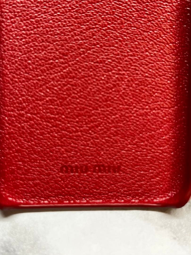 【新品未使用】miumiu iPhone12 mini ケース　スマホケース　3