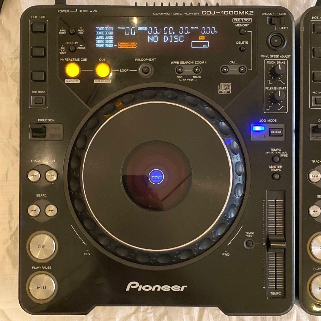 Pioneer CDJ-1000MK2 パイオニアCDJ中古2台セット DJ機材