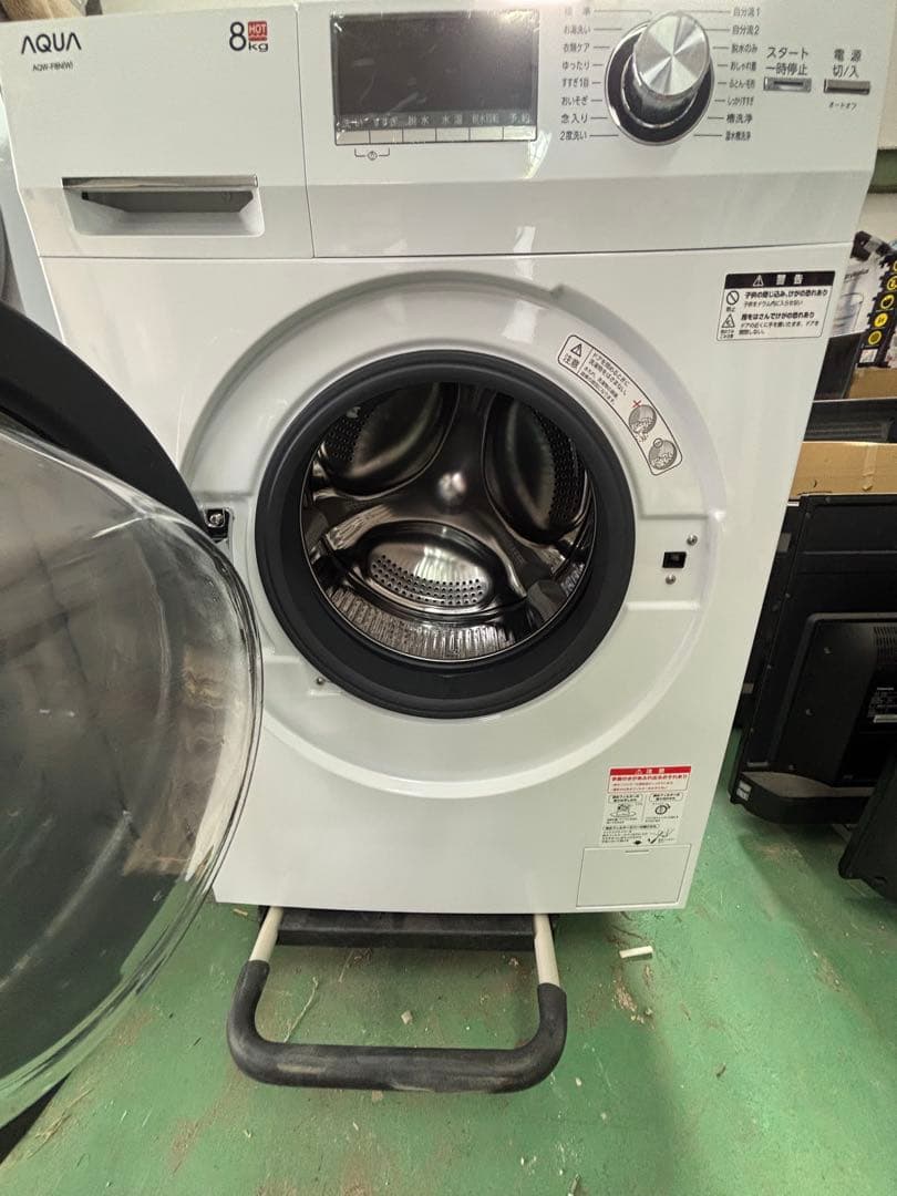 AQUA AQW-F8N(W) ドラム式全自動洗濯機 2025年製