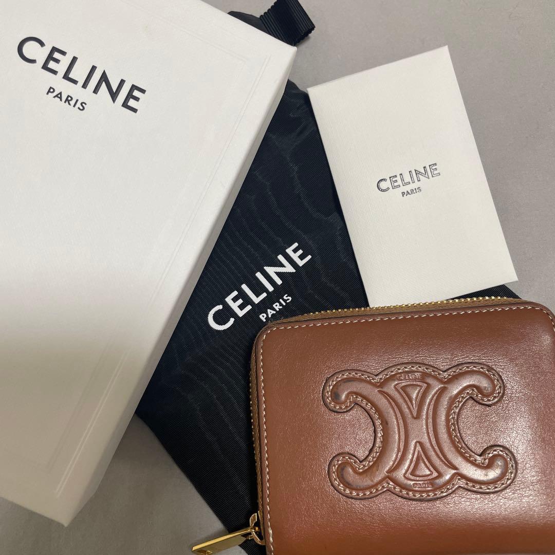 CELINE ジッパー ウォレット 財布 ケース ミニウォレット