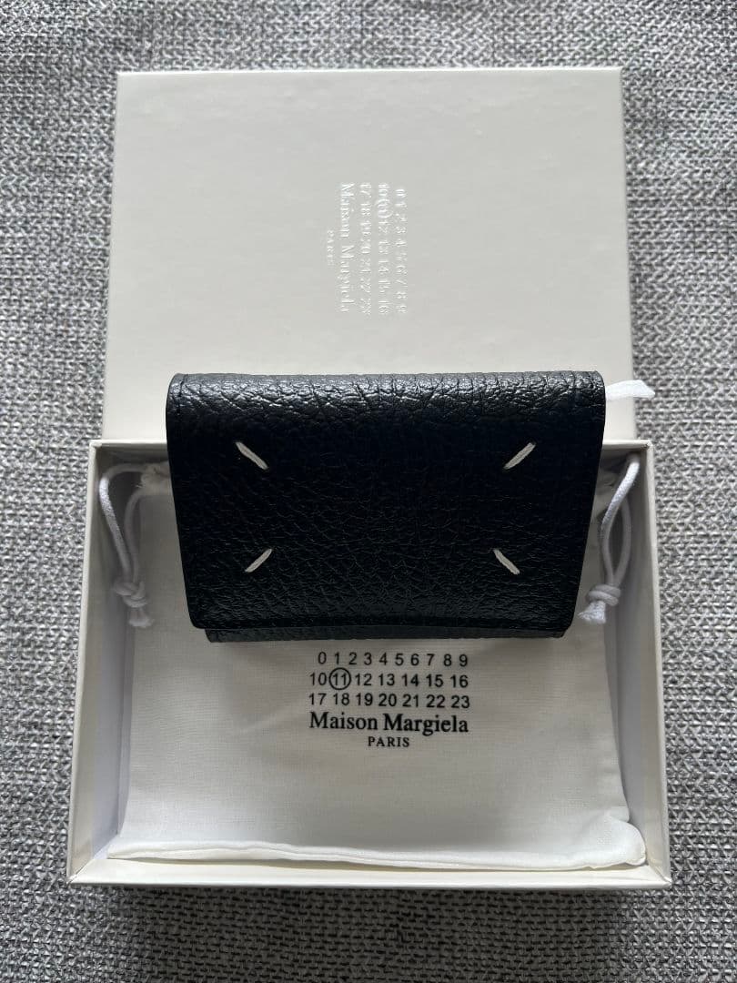 Maison Margiela 三つ折り財布 ブラック