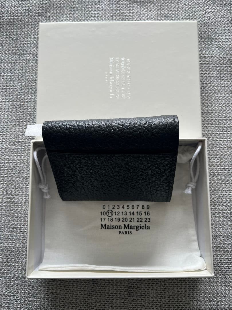 Maison Margiela 三つ折り財布 ブラック