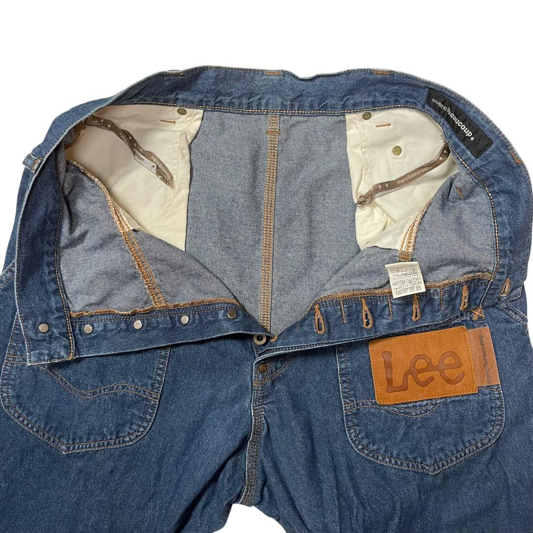 Lee × mercibeaucoup サルエルデニムパンツ M インディゴ染め