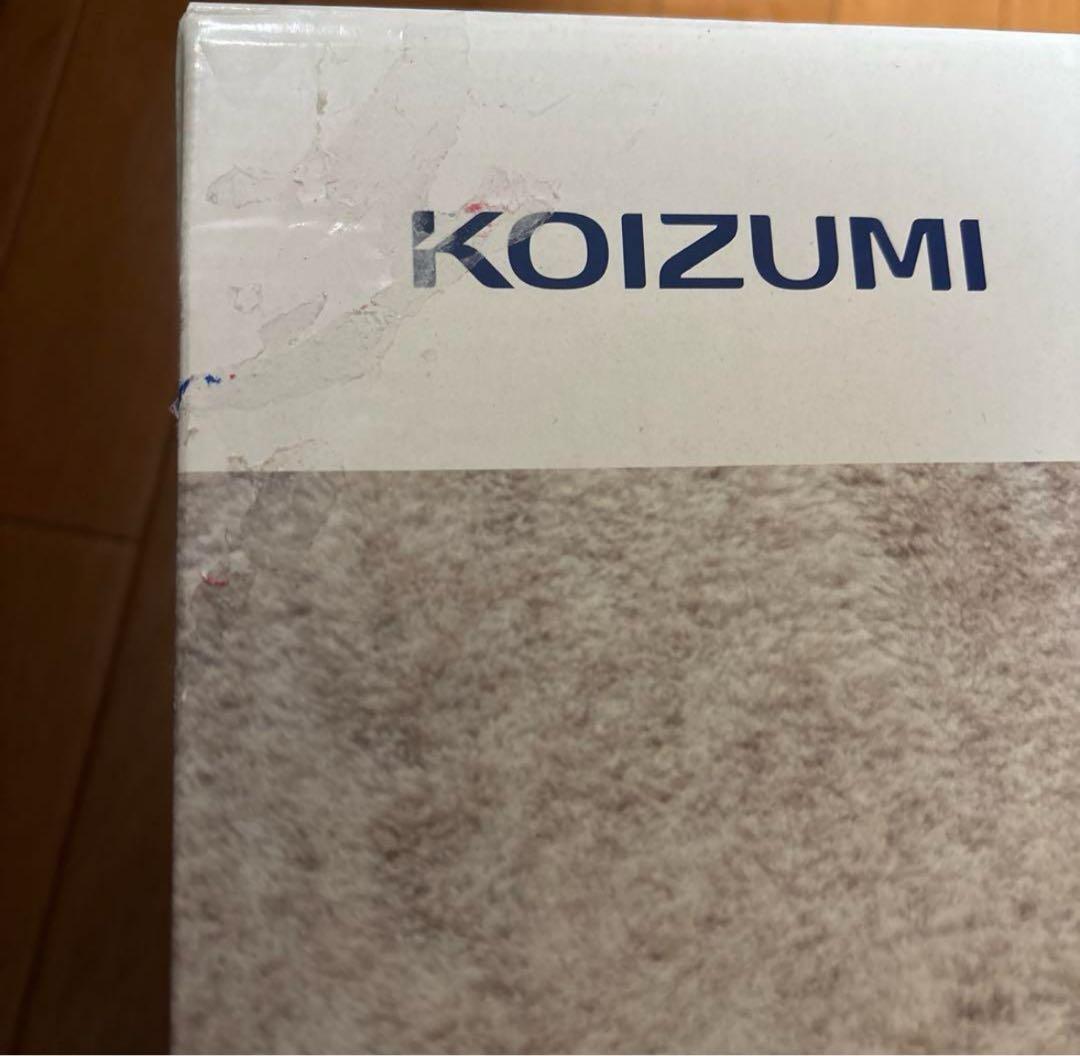 小泉 コイズミ 電気毛布 掛敷毛布 ラビットファー調 KDK-75231R