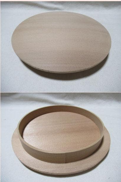 茶道具　曲木水次　紙箱付