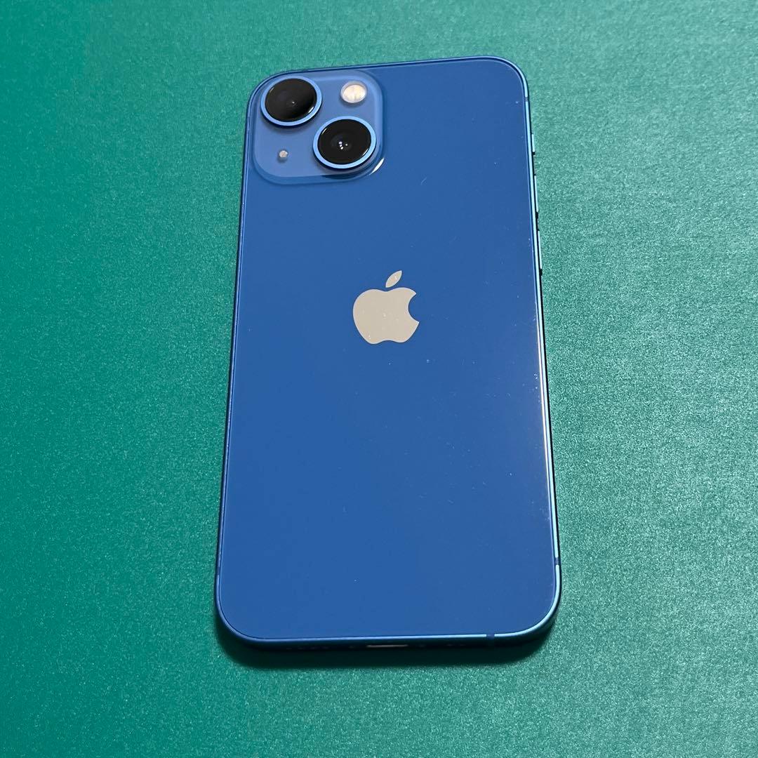 【中古】iPhone 13 mini ブルー 128 14