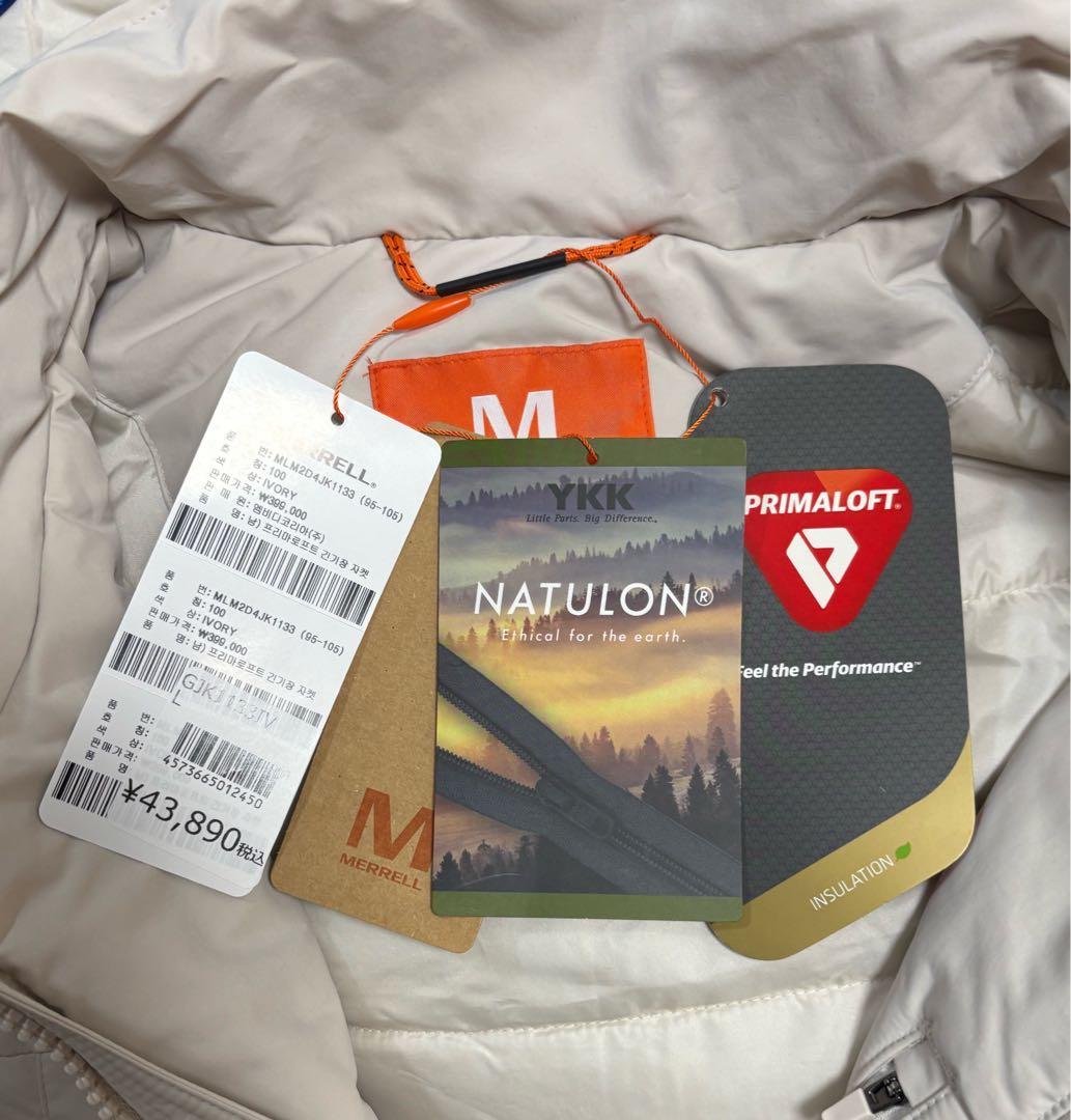 タグ付き 新品未使用品 プリマロフトMERRELL メレル