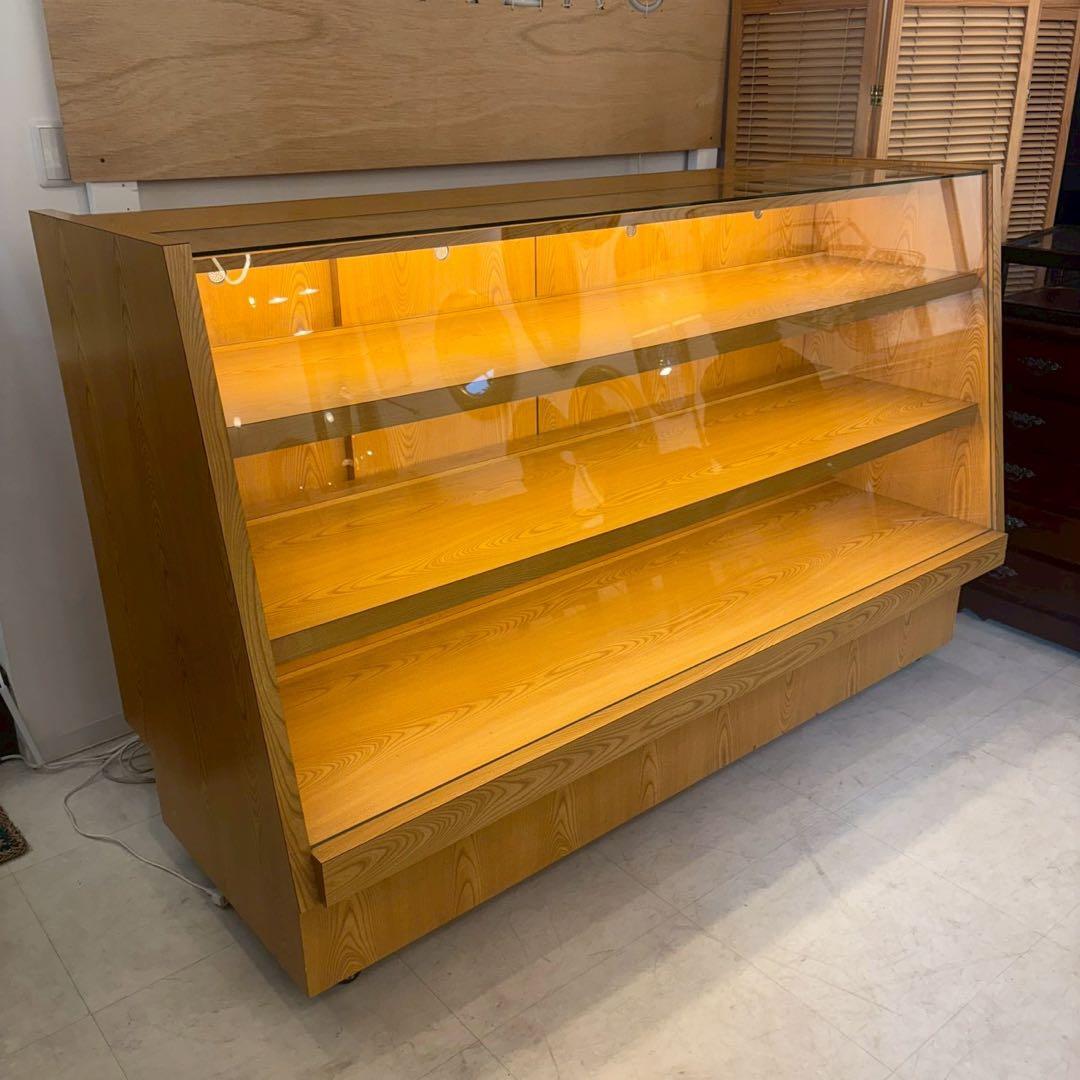 ガラスショーケース　店舗什器　直接引取限定　別途料金で配送可（近隣のみ）