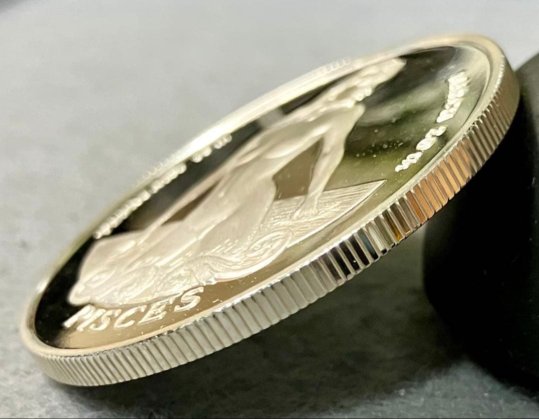 ZODIAC BEAUTIES PISCES(うお座) 純銀 メダル