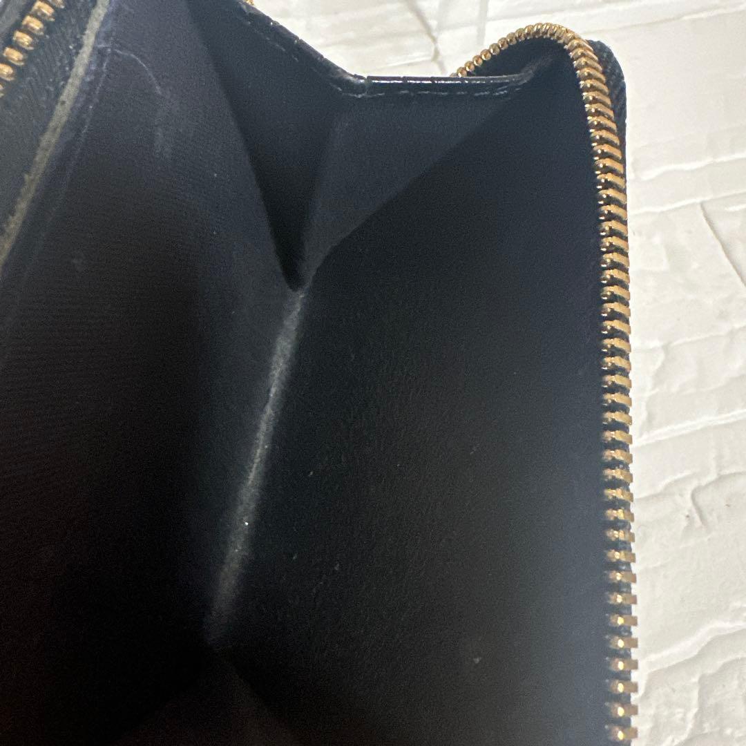 A.P.C. ブラック レザー 二つ折り財布