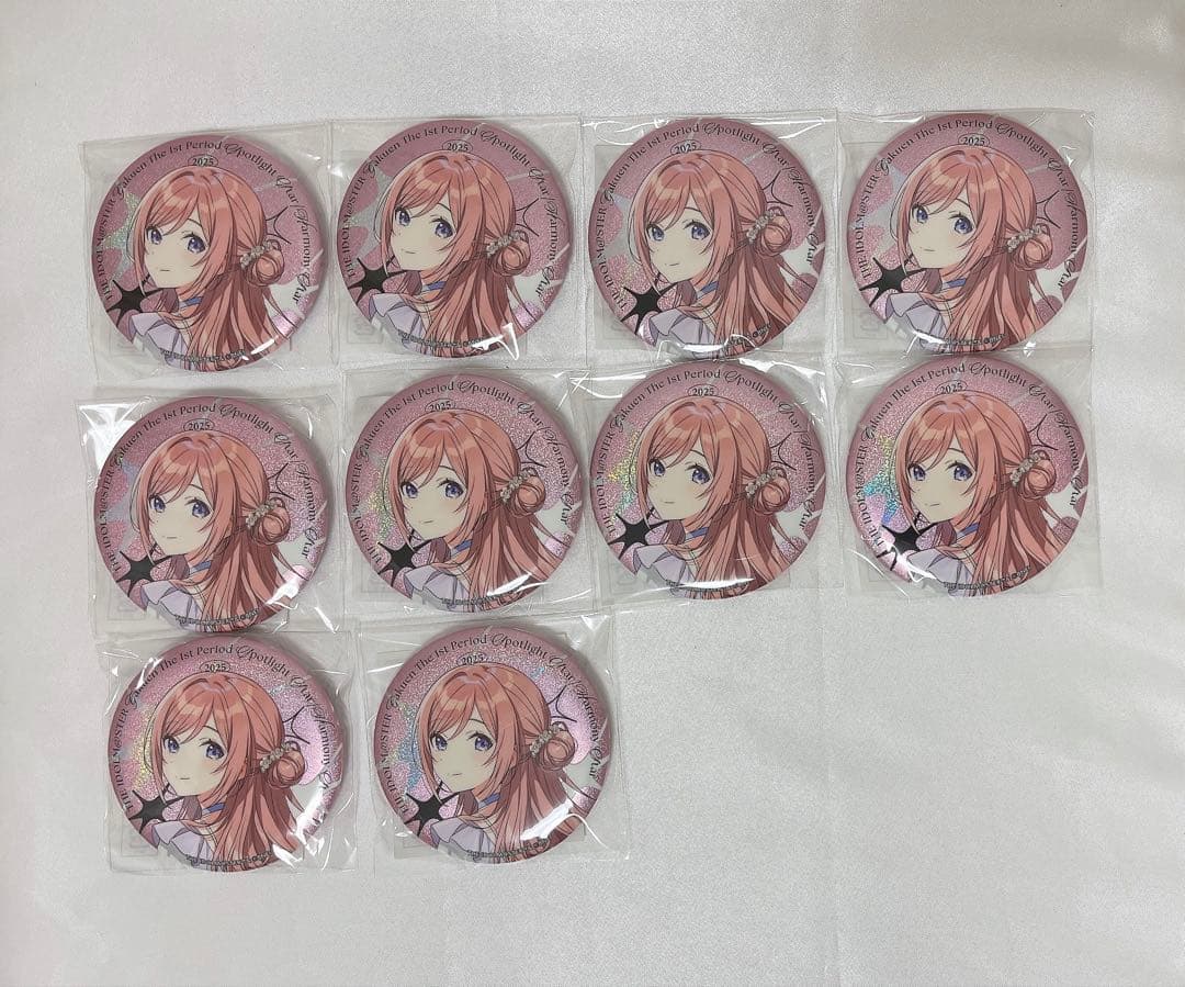 学マス 姫崎莉波 The 1st Period グリッター缶バッジ