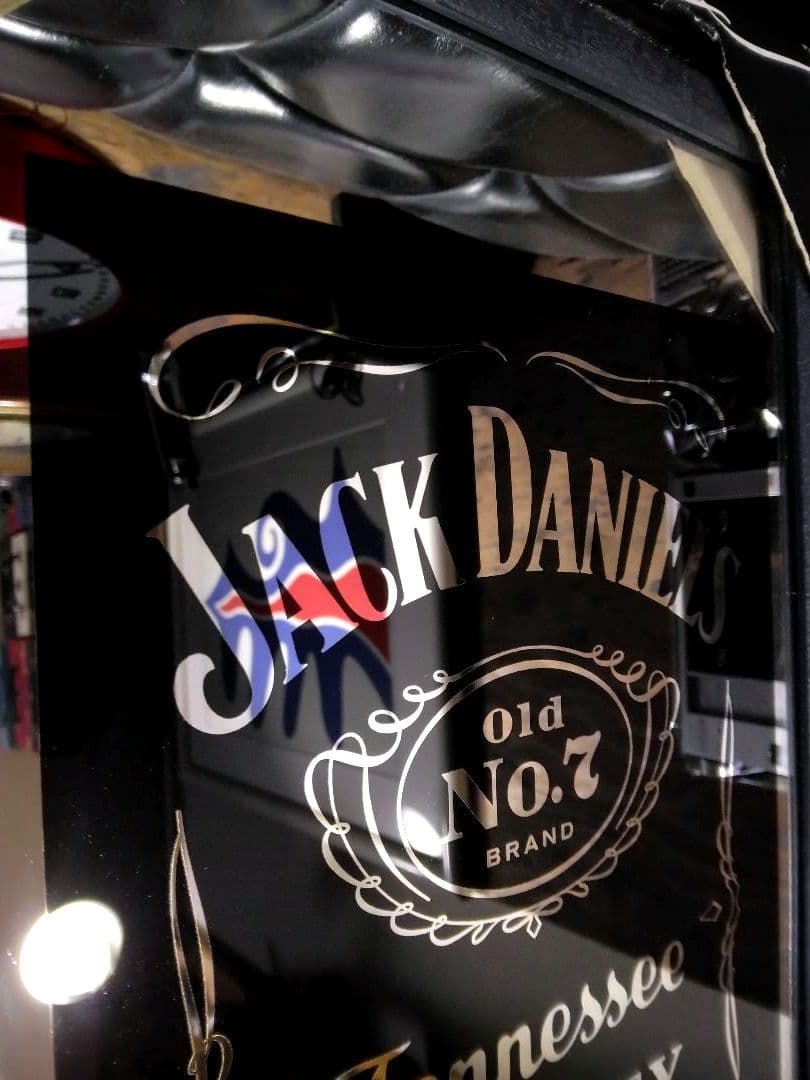 非売品　ジャックダニエル パブミラー ウイスキー　ウォールミラー 鏡