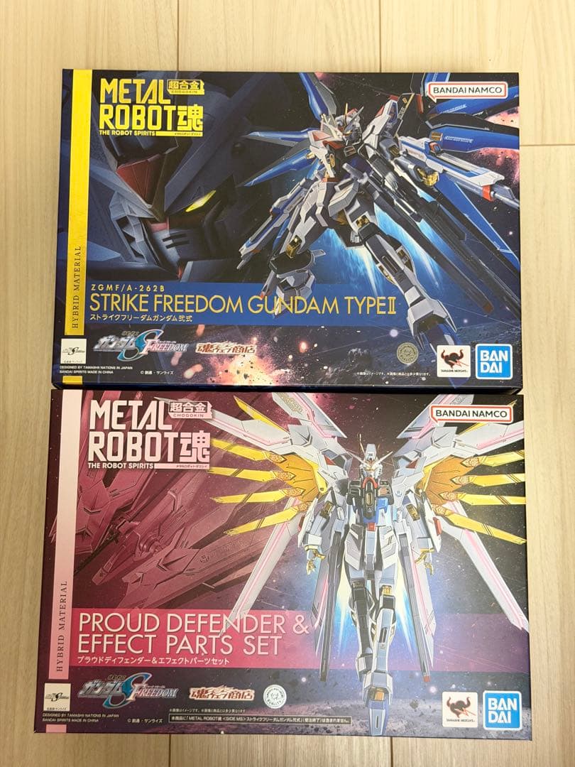 美品！メタルロボット魂　ストライクフリーダムガンダム弐式&プラウドディフェンダー