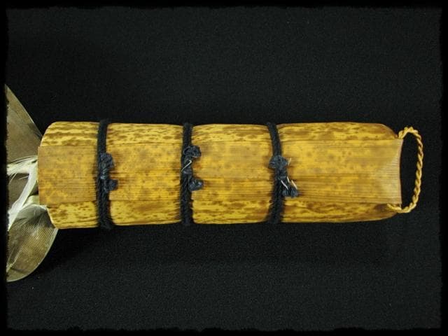 座掃 御羽箒 箒博 六ツ羽根 大掃込 茶道具 水屋道具 共箱 f321