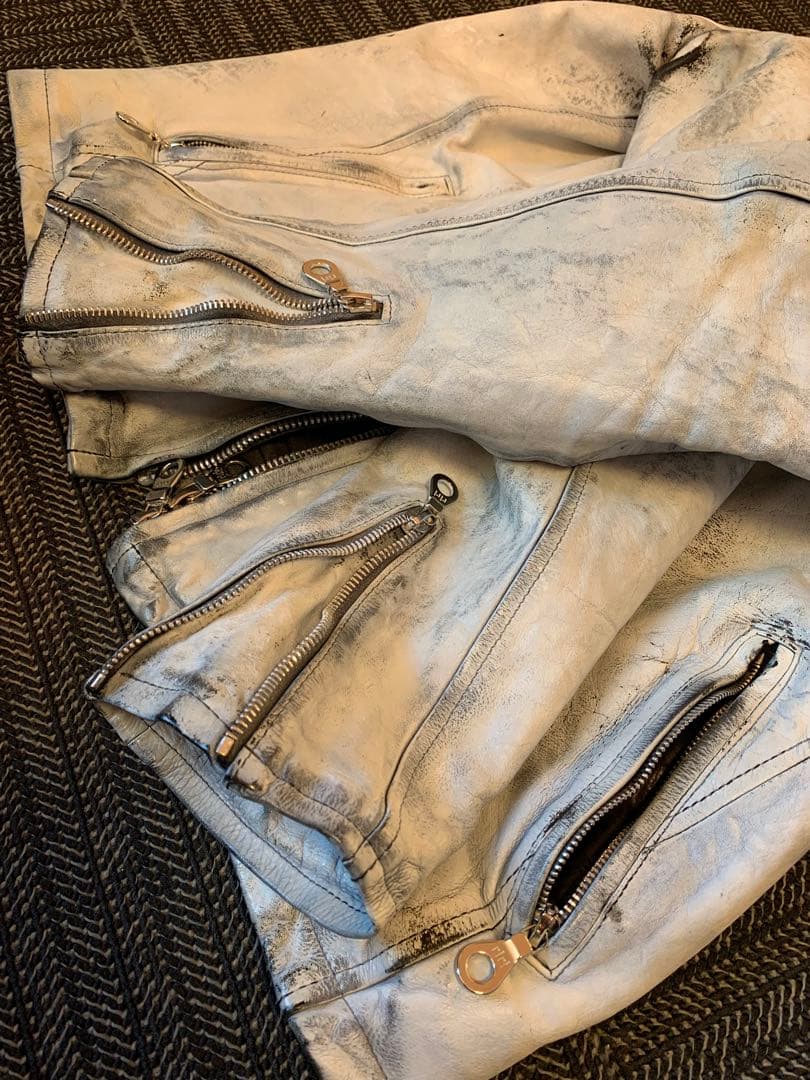 BACKLASH バックラッシュ 1577-01 牛革 シングルライダース XL