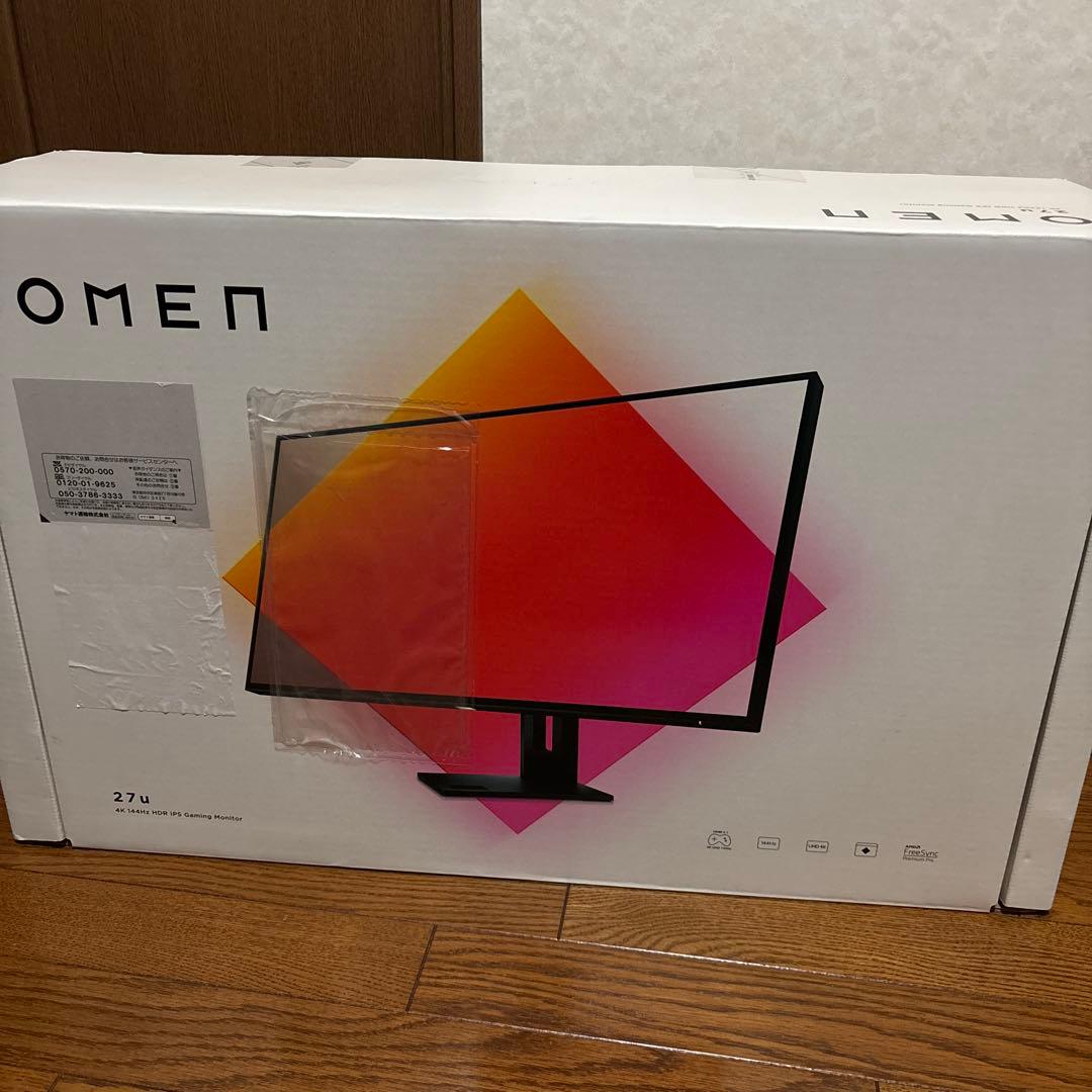 HP OMEN 27U 4K 144Hz ゲーミングモニター