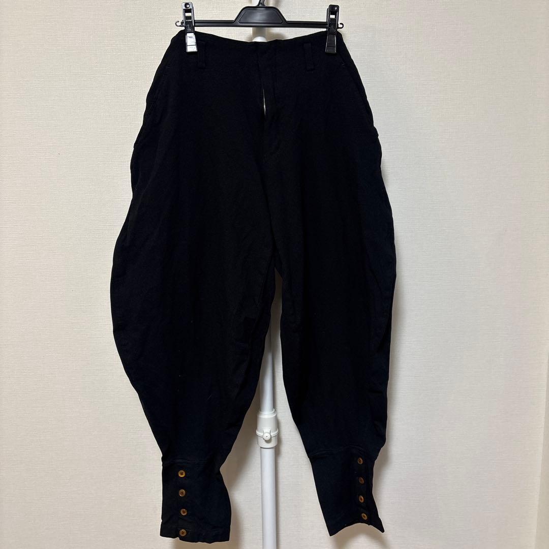 コムデギャルソンオムプリュス 黒のサルエルパンツ ジョッパーズ