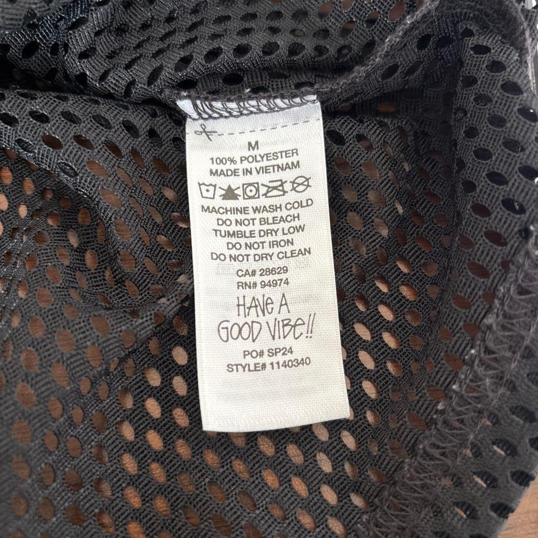 STUSSY TEAM JERSEY 80 ブラック　メッシュ M