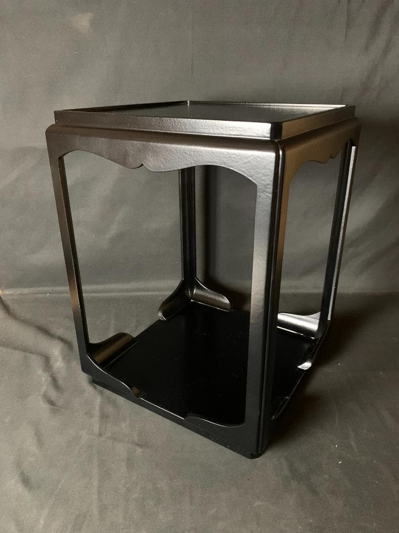 宗旦好 一閑塗 木製 高麗卓 茶道具 783