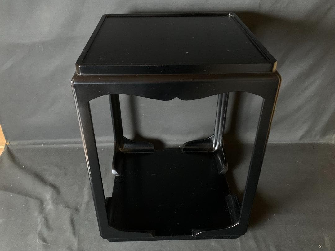 宗旦好 一閑塗 木製 高麗卓 茶道具 783