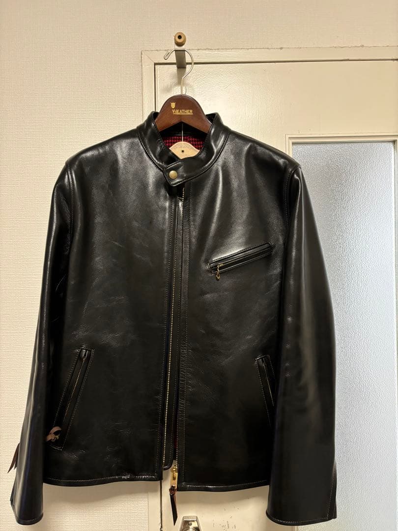 Y2LEATHER HR-41 シングルライダースジャケット 黒