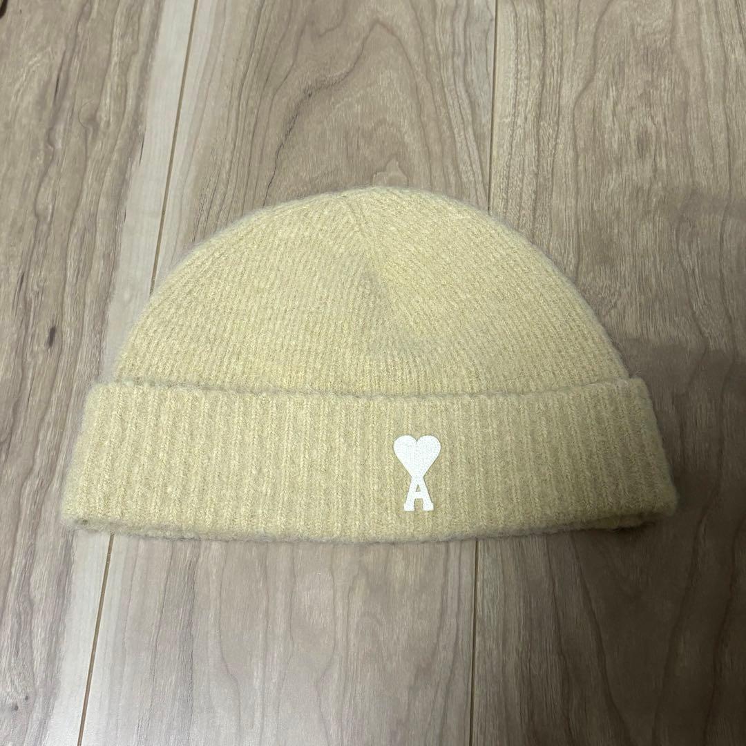 amiparis アミパリス ニット帽 ビーニー ベージュ