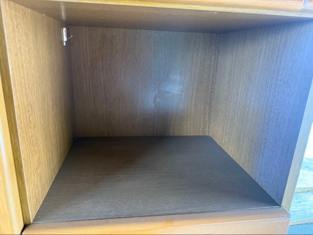 木製靴箱 棚付き 引き出しあり