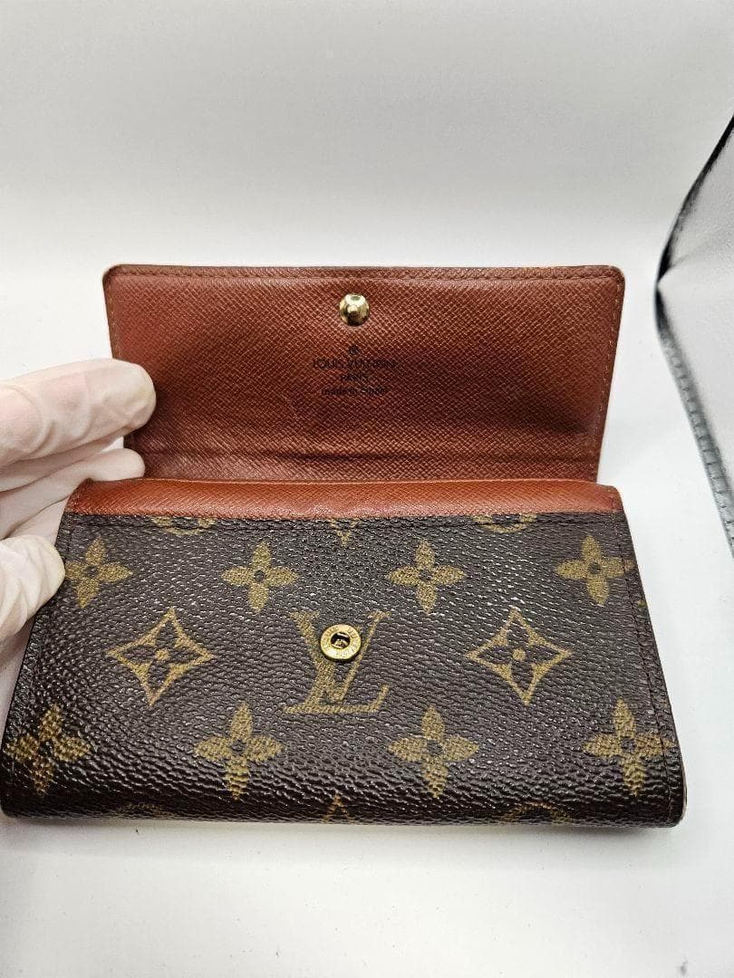 ルイヴィトン モノグラム ポルトモネ・ジップ 二つ折り財布 M61735