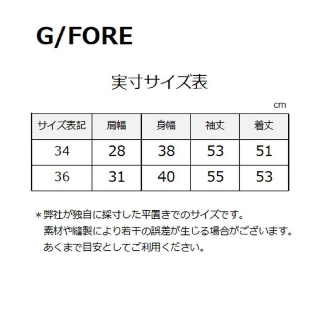 G/FORE ブラック セーター　サイズ34
