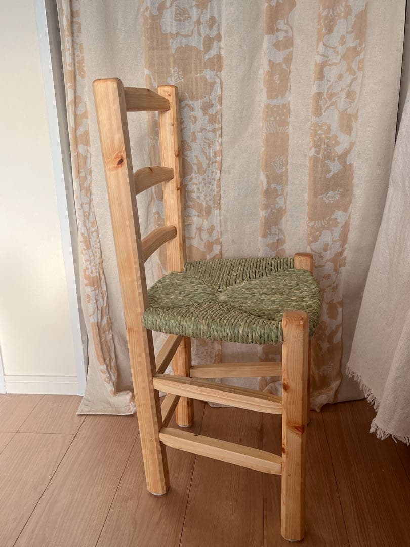 ゴッホの椅子　木製椅子　い草