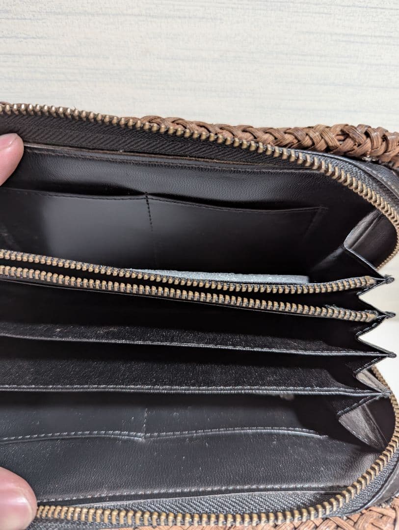 【極美品】山葡萄(やまぶどう) 長財布 最高級天然素材 バッグ 国産