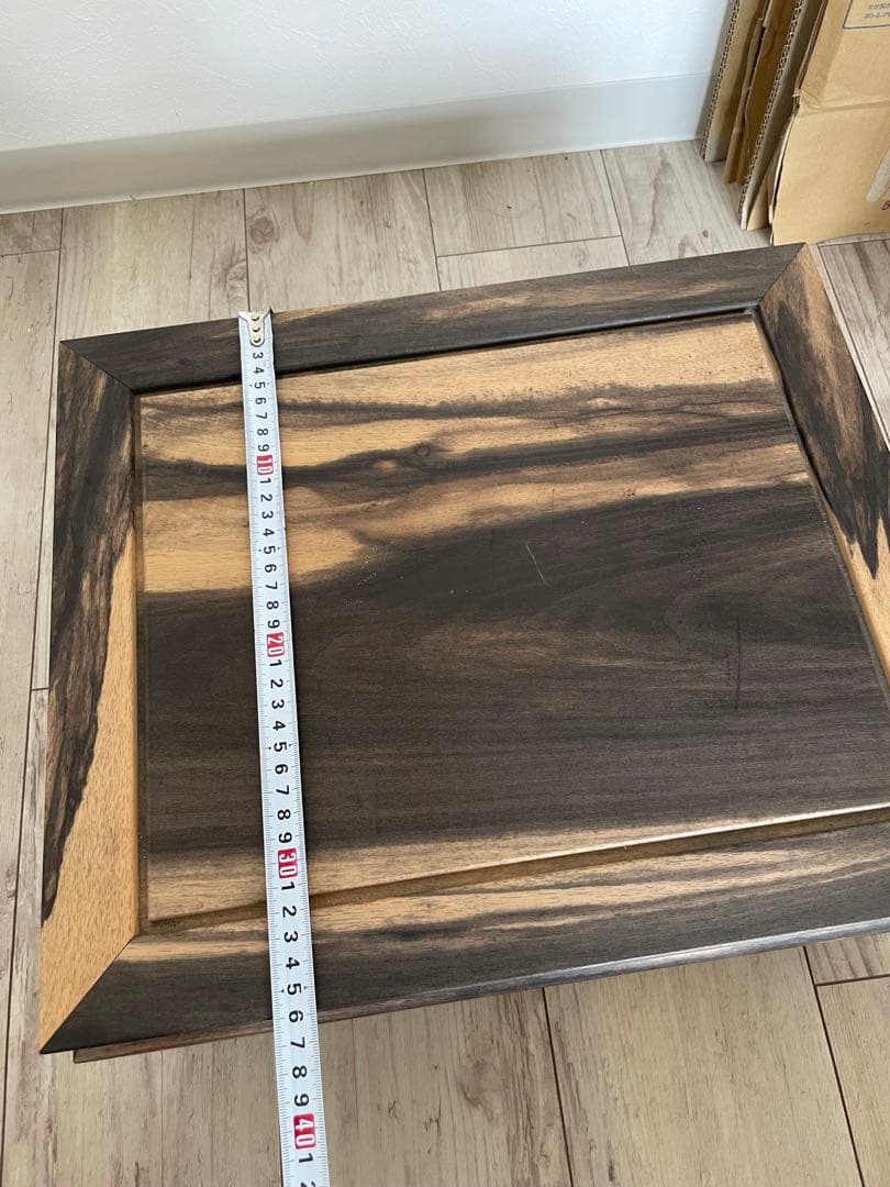 て*ち様 黒柿の木　台