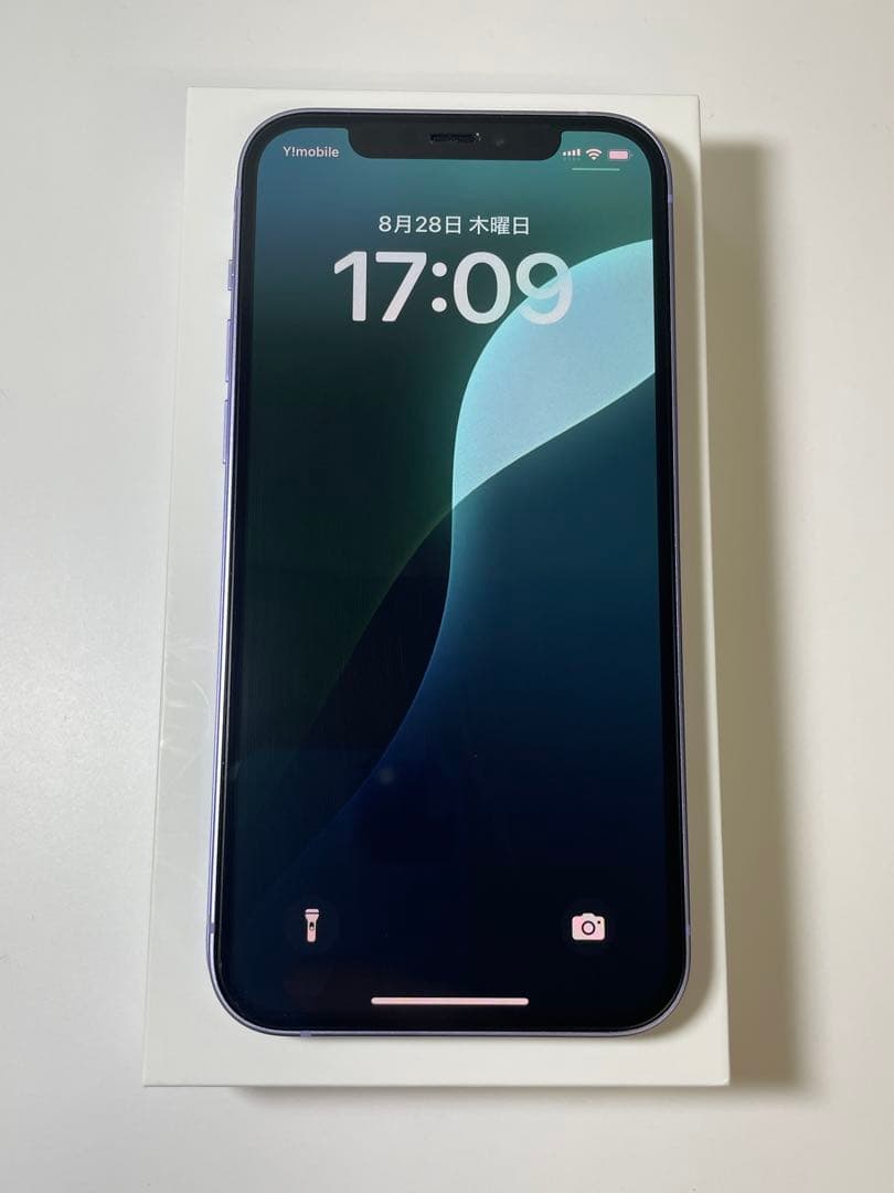 iPhone 12 パープル128GB Simフリー
