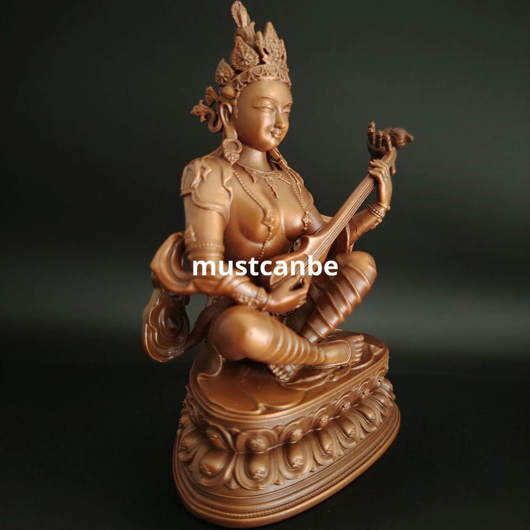 仏教美術 仏像 妙音天女仏像 銅製品工芸品 置物